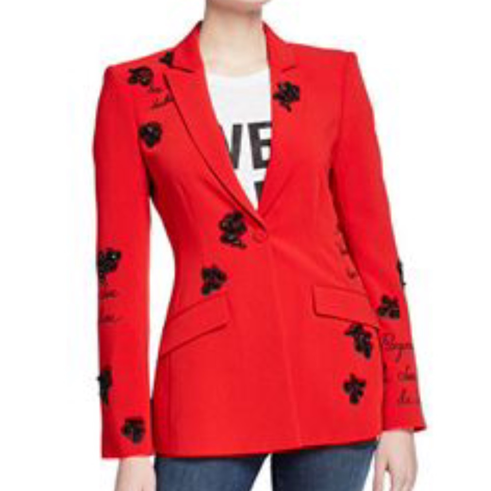 Cinq a Sept Estelle Beaded Blazer - Picture 3 of 5